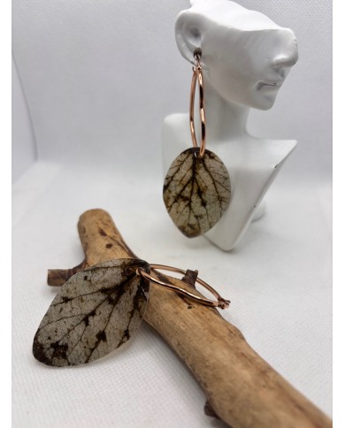 EDICIÓN ESPECIAL PENDIENTES ARTESANOS DE HOJA NATURAL