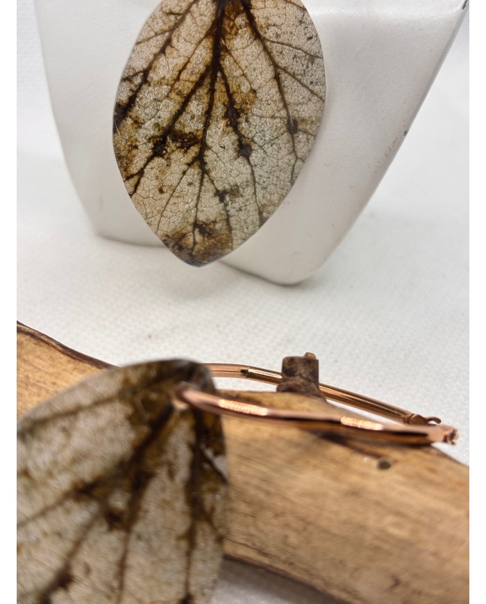 EDICIÓN ESPECIAL PENDIENTES ARTESANOS DE HOJA NATURAL