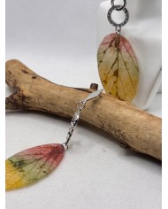 EDICIÓN ESPECIAL pendientes artesanos de hoja natural