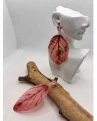 EDICIÓN LIMITADA pendientes artesanos de hoja natural
