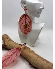 EDICIÓN LIMITADA pendientes artesanos de hoja natural