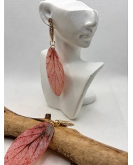 EDICIÓN LIMITADA pendientes artesanos de hoja natural
