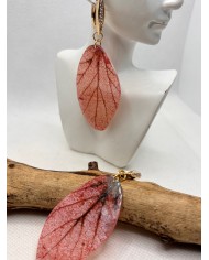 EDICIÓN LIMITADA pendientes artesanos de hoja natural
