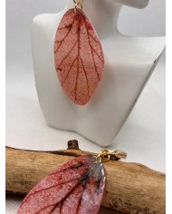 EDICIÓN LIMITADA pendientes artesanos de hoja natural