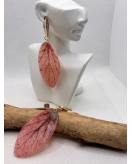 EDICIÓN LIMITADA pendientes artesanos de hoja natural
