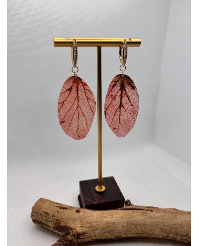 EDICIÓN LIMITADA pendientes artesanos de hoja natural