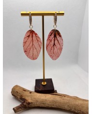EDICIÓN LIMITADA pendientes artesanos de hoja natural