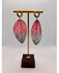EDICIÓN LIMITADA pendientes artesanos de hoja natural