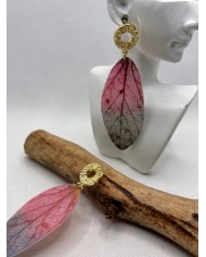 EDICIÓN LIMITADA pendientes artesanos de hoja natural