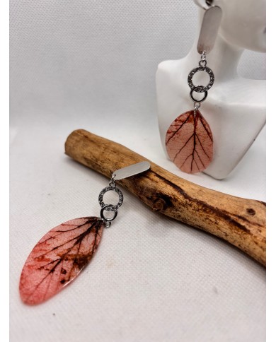 EDICIÓN LIMITADA pendientes artesanos de hoja natural