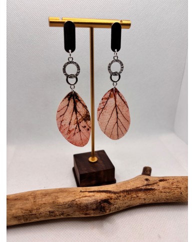 EDICIÓN LIMITADA pendientes artesanos de hoja natural
