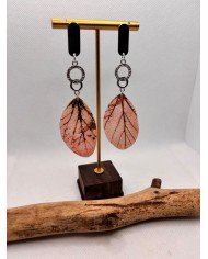 EDICIÓN LIMITADA pendientes artesanos de hoja natural