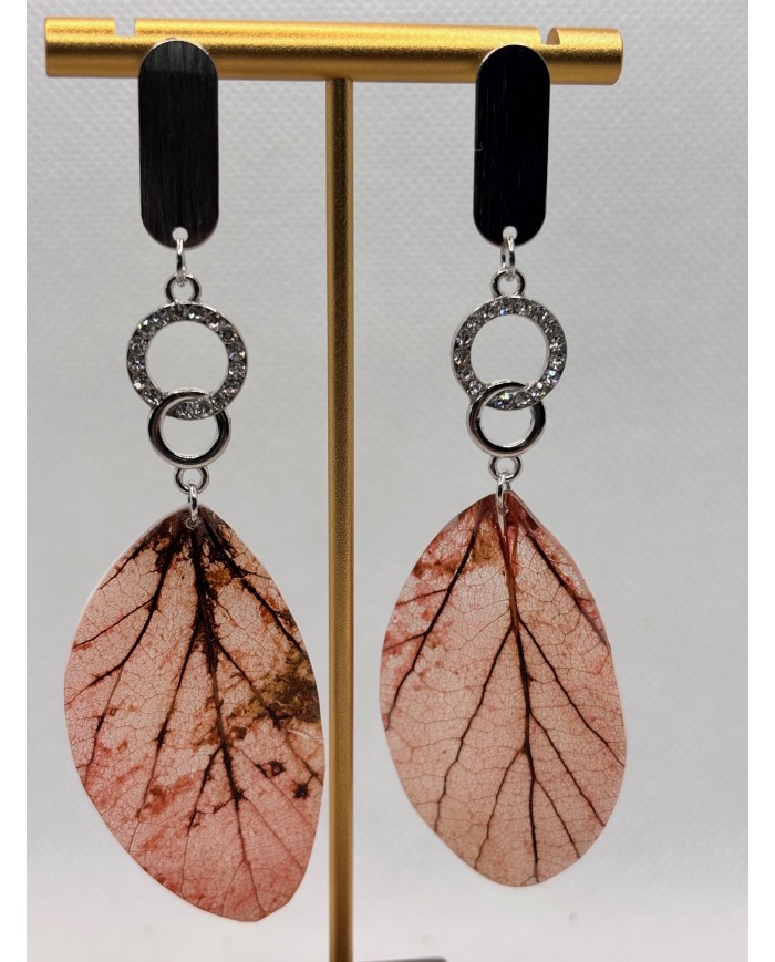 EDICIÓN LIMITADA pendientes artesanos de hoja natural