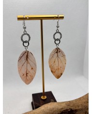EDICIÓN LIMITADA pendientes artesanos de hoja natural