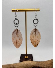 EDICIÓN LIMITADA pendientes artesanos de hoja natural