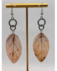 EDICIÓN LIMITADA pendientes artesanos de hoja natural