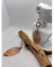 EDICIÓN LIMITADA pendientes artesanos de hoja natural