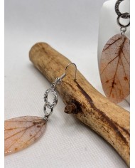 EDICIÓN LIMITADA pendientes artesanos de hoja natural