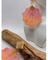 EDICIÓN LIMITADA pendientes artesanos de hoja natural