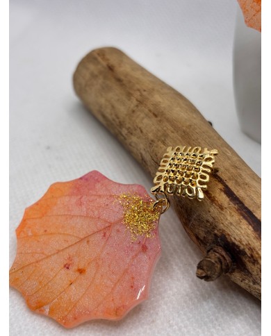 EDICIÓN LIMITADA pendientes artesanos de hoja natural