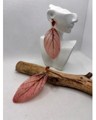 EDICIÓN LIMITADA pendientes artesanos de hoja natural