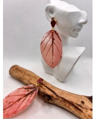 EDICIÓN LIMITADA pendientes artesanos de hoja natural
