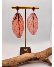 EDICIÓN LIMITADA pendientes artesanos de hoja natural