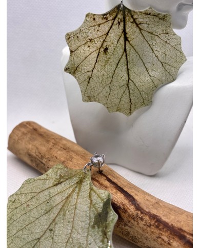 EDICIÓN LIMITADA  pendientes de hoja natural esqueletizada