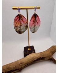 EDICIÓN LIMITADA pendientes artesanos de hoja natural