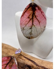 EDICIÓN LIMITADA pendientes artesanos de hoja natural
