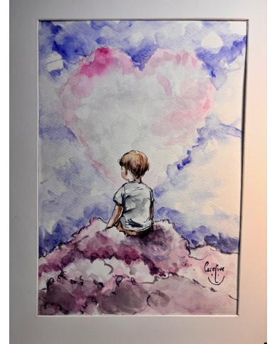 ILUSTRACIÓN acuarela pintada a mano