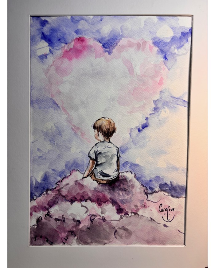 ILUSTRACIÓN acuarela pintada a mano