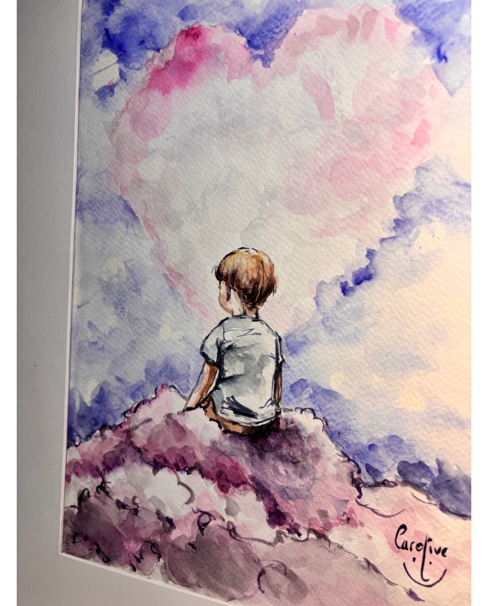 ILUSTRACIÓN acuarela pintada a mano