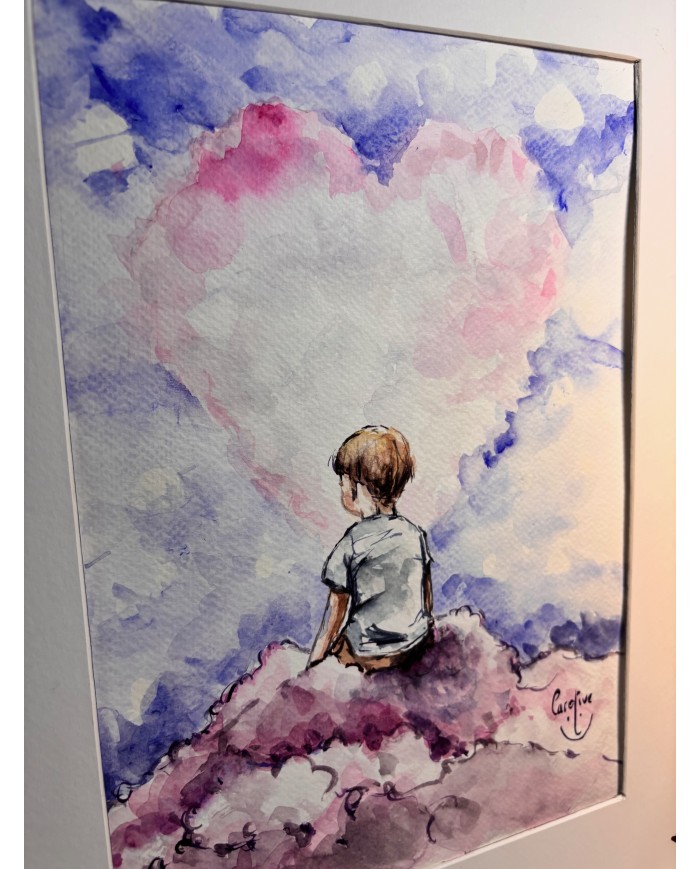 ILUSTRACIÓN acuarela pintada a mano