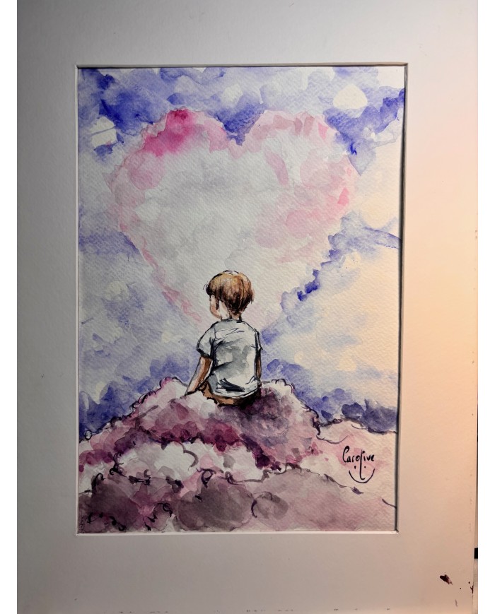 ILUSTRACIÓN acuarela pintada a mano