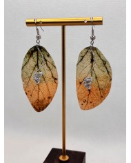 EDICIÓN LIMITADA pendientes artesanos de hoja natural