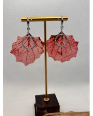 EDICIÓN LIMITADA pendientes artesanos de hoja natural