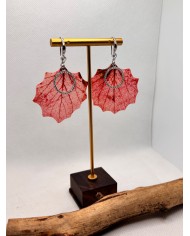 EDICIÓN LIMITADA pendientes artesanos de hoja natural