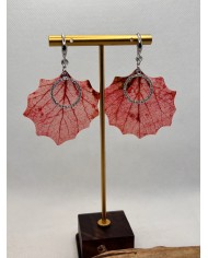 EDICIÓN LIMITADA pendientes artesanos de hoja natural