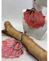 EDICIÓN LIMITADA pendientes artesanos de hoja natural