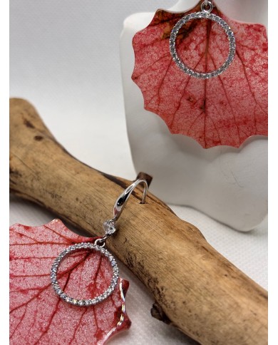 EDICIÓN LIMITADA pendientes artesanos de hoja natural