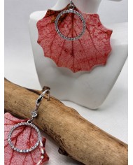 EDICIÓN LIMITADA pendientes artesanos de hoja natural