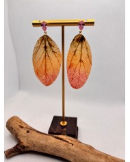 EDICIÓN LIMITADA pendientes artesanos de hoja natural