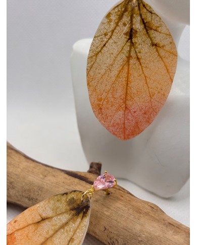 EDICIÓN LIMITADA pendientes artesanos de hoja natural