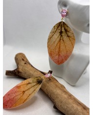 EDICIÓN LIMITADA pendientes artesanos de hoja natural