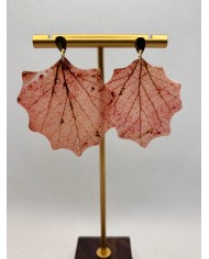 EDICIÓN LIMITADA pendientes artesanos de hoja natural