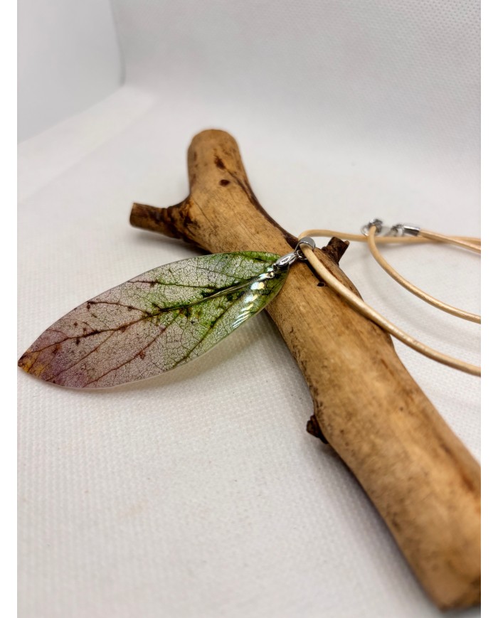 EDICIÓN LIMITADA pendientes artesanos de hoja natural