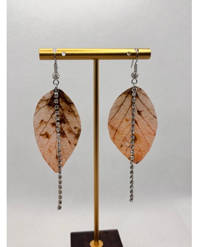 EDICIÓN LIMITADA pendientes artesanos de hoja natural