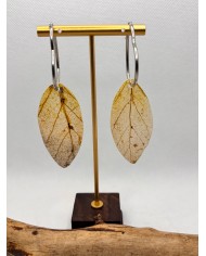 EDICIÓN LIMITADA pendientes artesanos de hoja natural