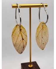 EDICIÓN LIMITADA pendientes artesanos de hoja natural